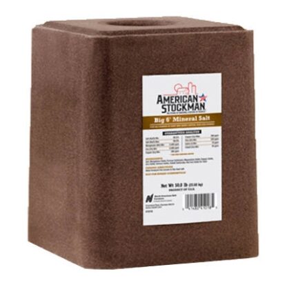 50# American Stockman "Big 6" Trace Mineral Block