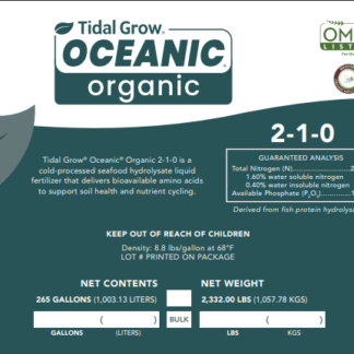 Tidal Grow Oceanic Hydrolysate 2-1-0 (Organic)