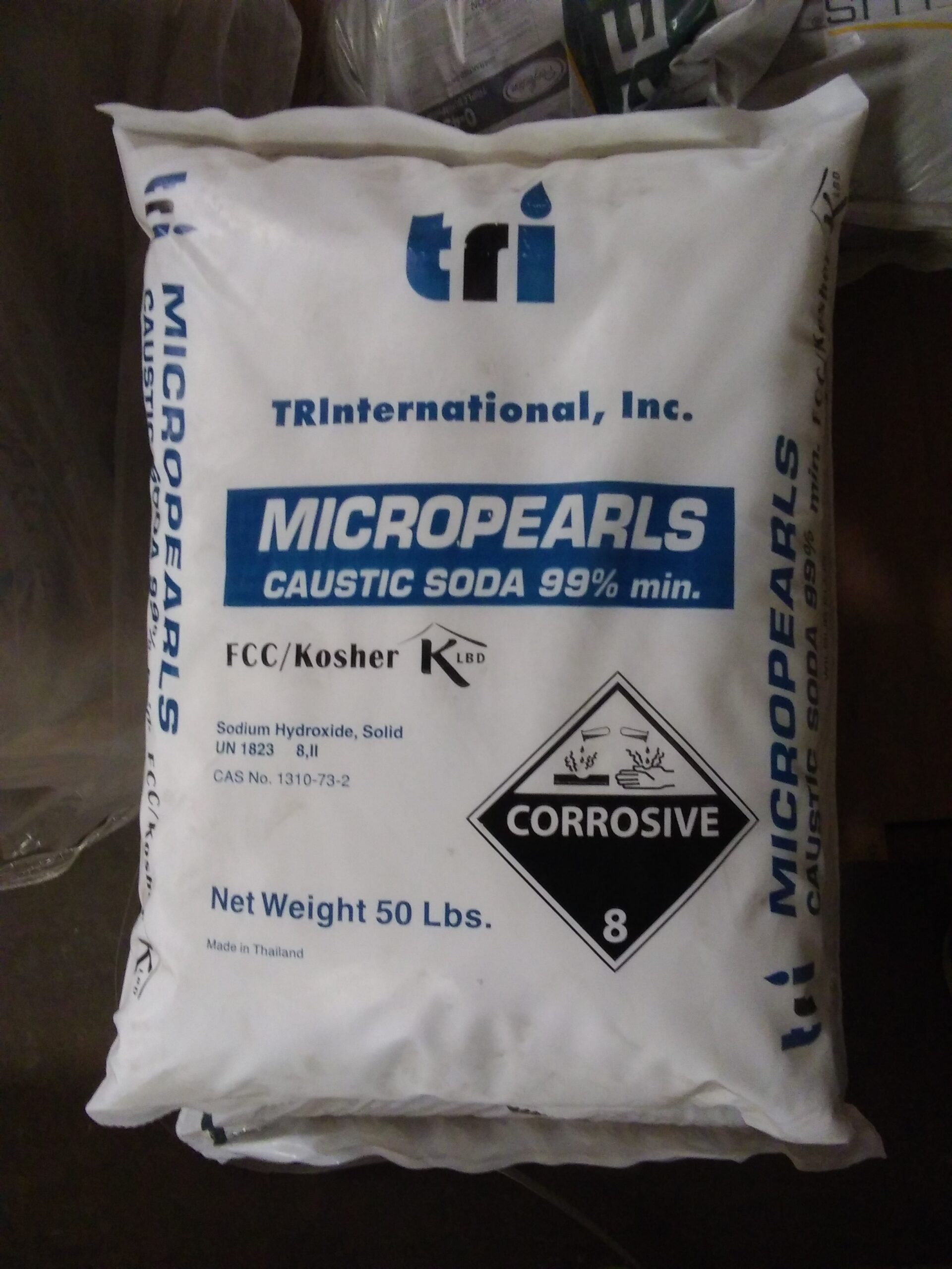 Sodium Hydroxide (Lye) Pearl Beads 99% Pure - Midwest Lubricants LLC.