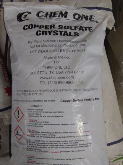 50# Copper Sulfate (Organic)