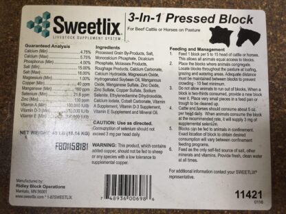 40# Sweetlix 3-in-1 Blocks