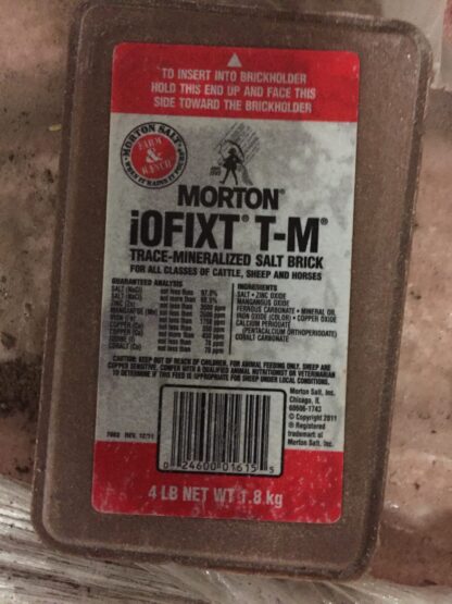 4# Morton Trace Mineral Salt Brick